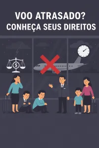 Imagem principal do artigo Voo Atrasado? Conheça Seus Direitos